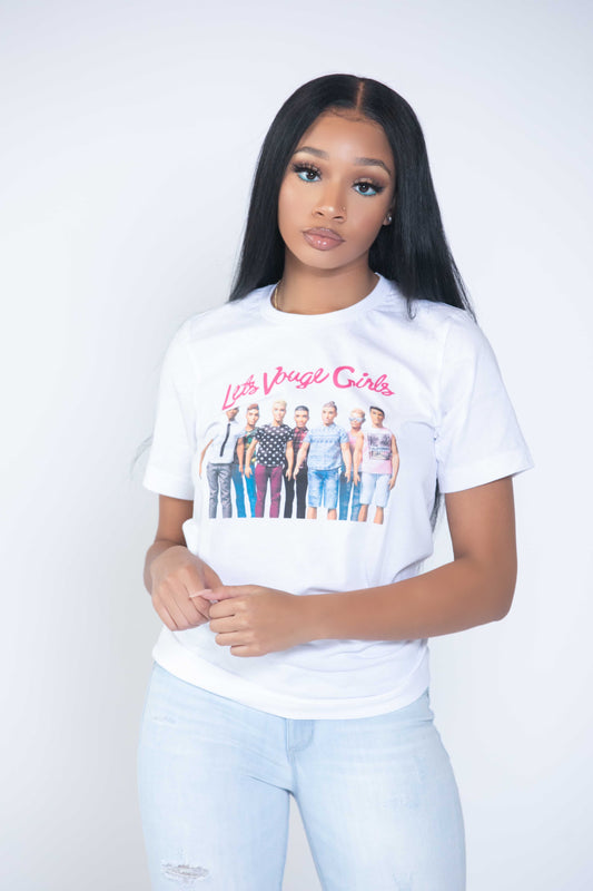 Lets Vogue Girls Barbie Kens Tee